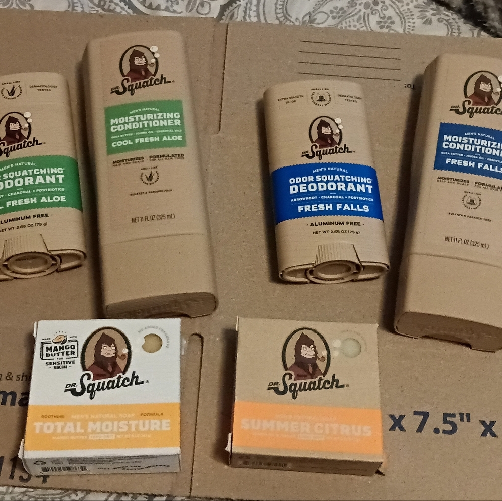 Dr. Squatch Deodorant and Conditioner Set